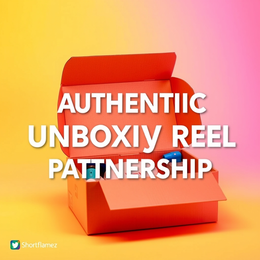 Authentic Unboxing Reel Partnership