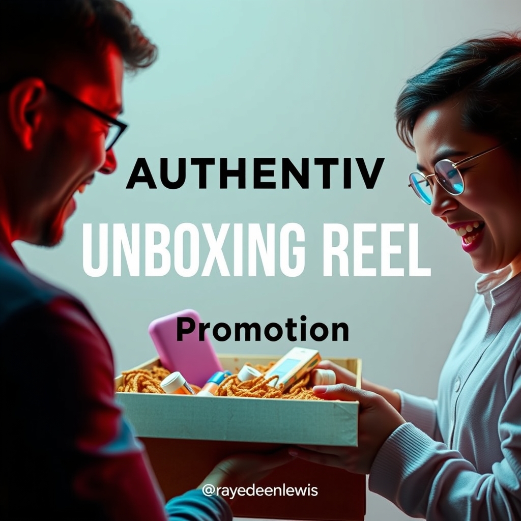 Authentic Unboxing Reel Promotion