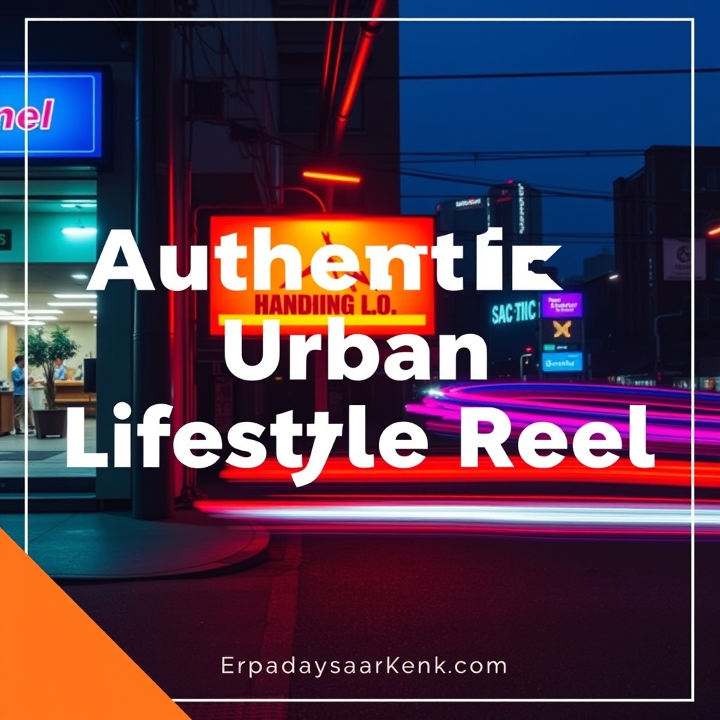 Authentic Urban Lifestyle Reel