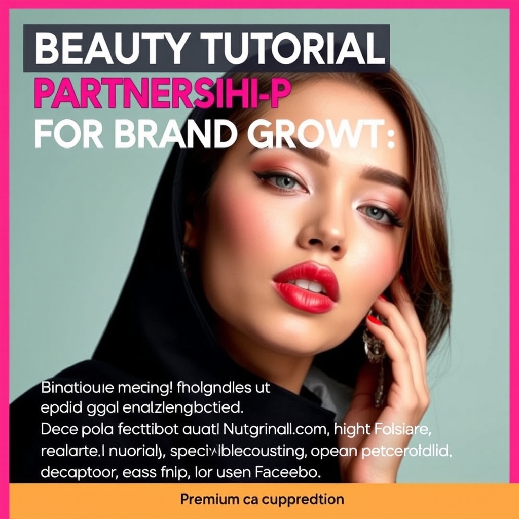 Beauty Tutorial Partnership for Brand Growth