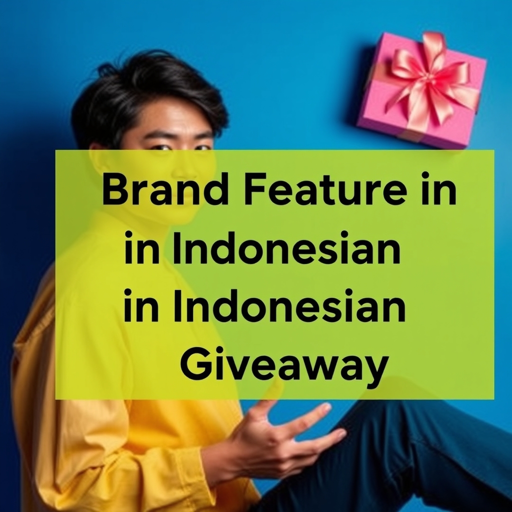 Brand Feature in Indonesian Giveaway