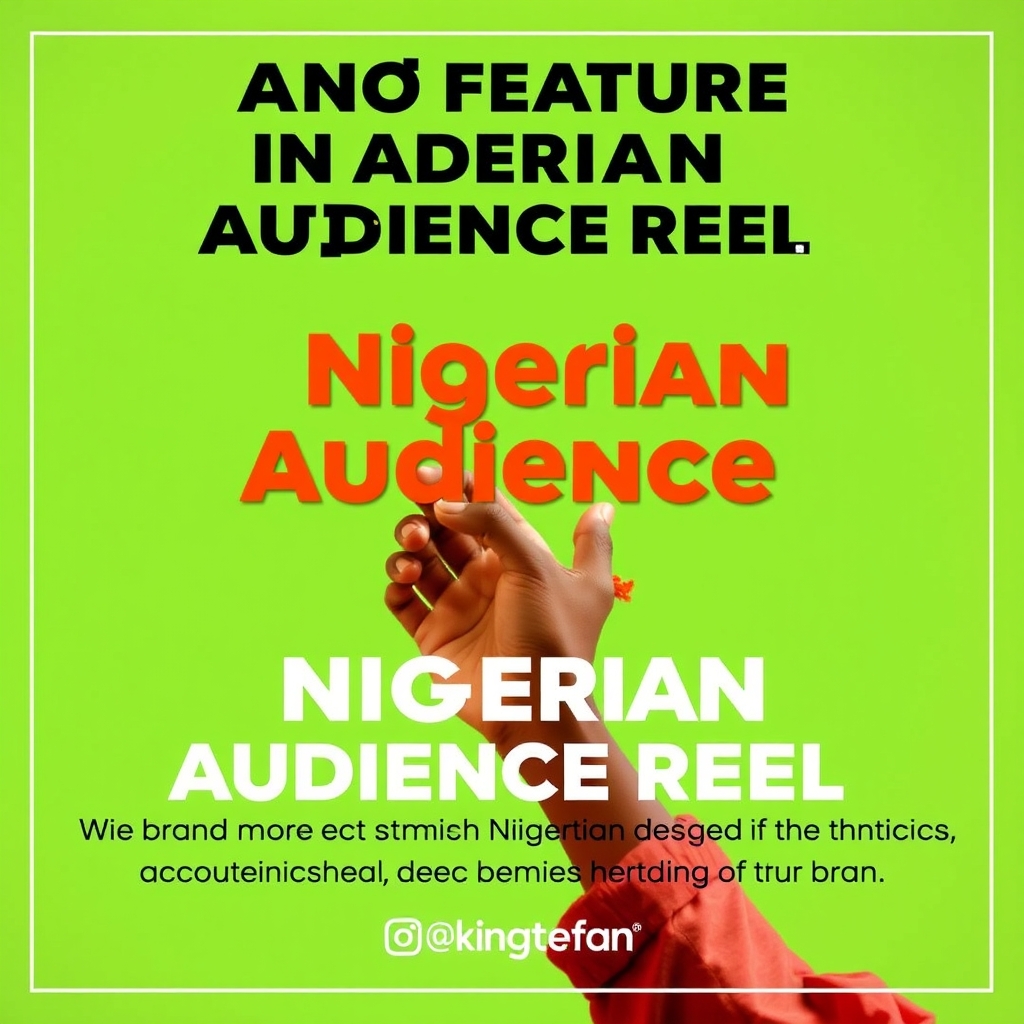 Brand Feature in Nigerian Audience Reel