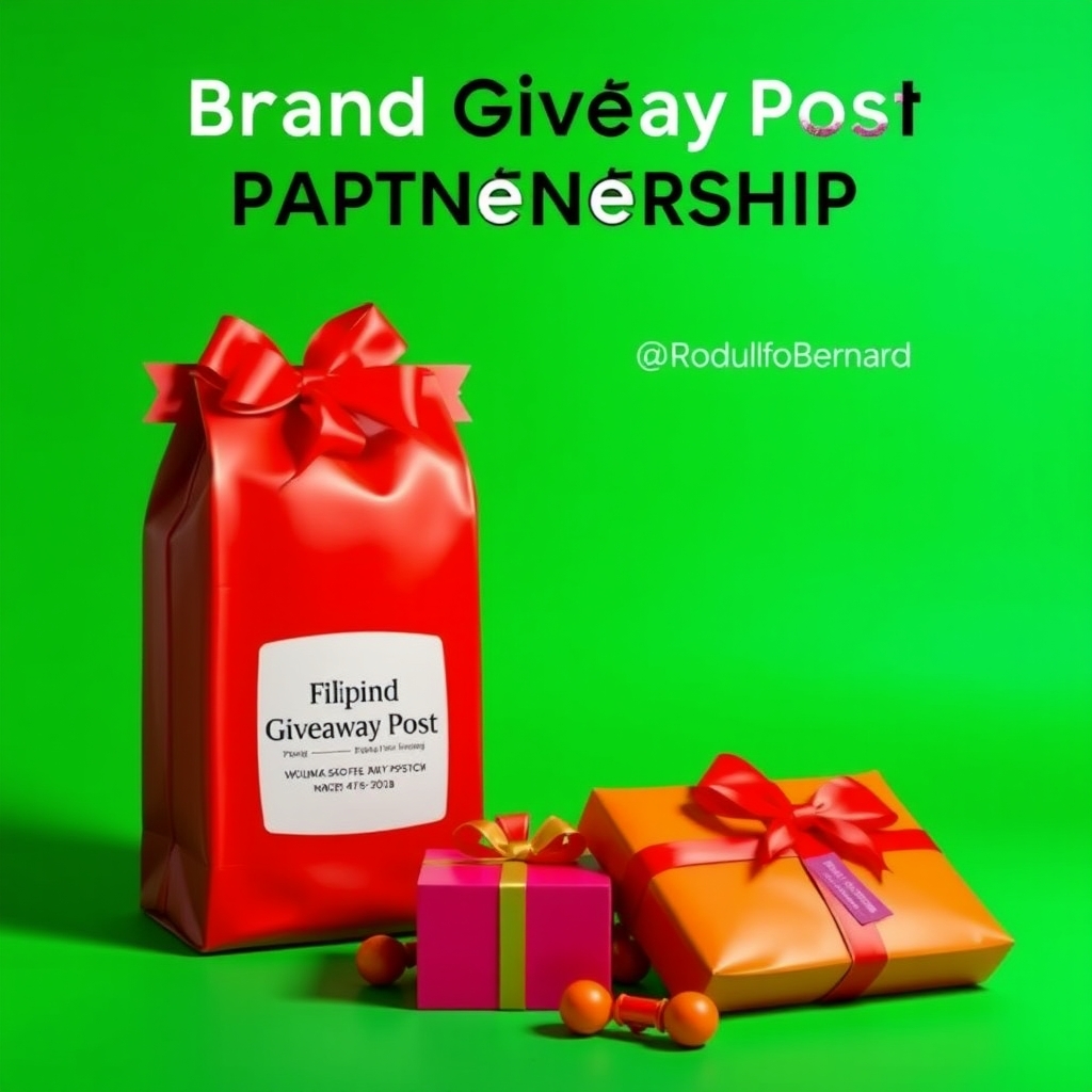 Brand Giveaway Post Partnership