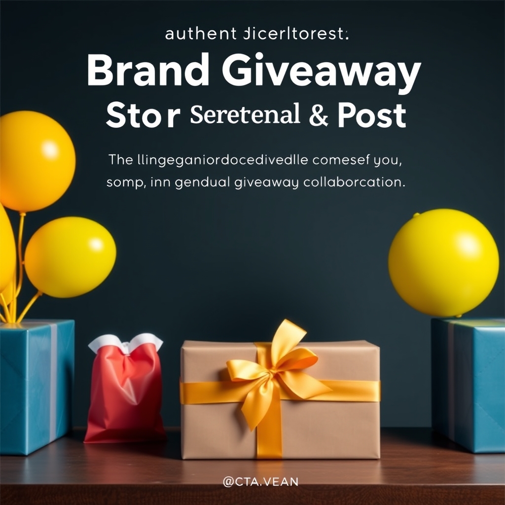 Brand Giveaway Story Series and Post