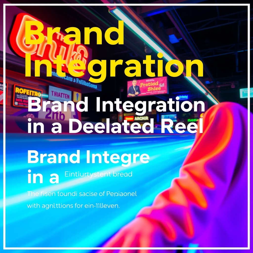 Brand Integration in a Dedicated Reel