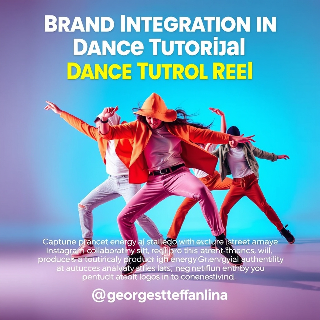 Brand Integration in Dance Tutorial Reel