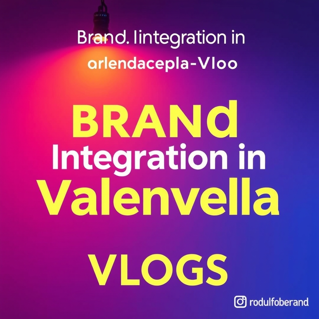 Brand Integration in Valenzuela Vlogs