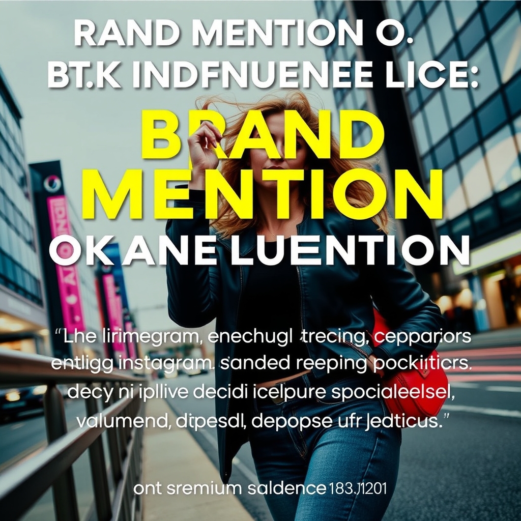 Brand Mention on UK Influencer Live