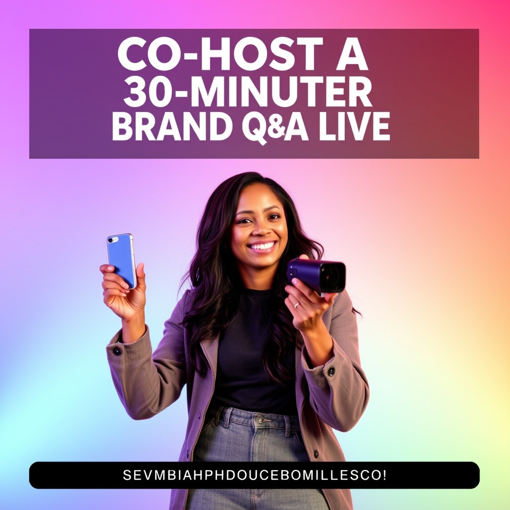Co-Host a 30-Minute Brand Q&A Live