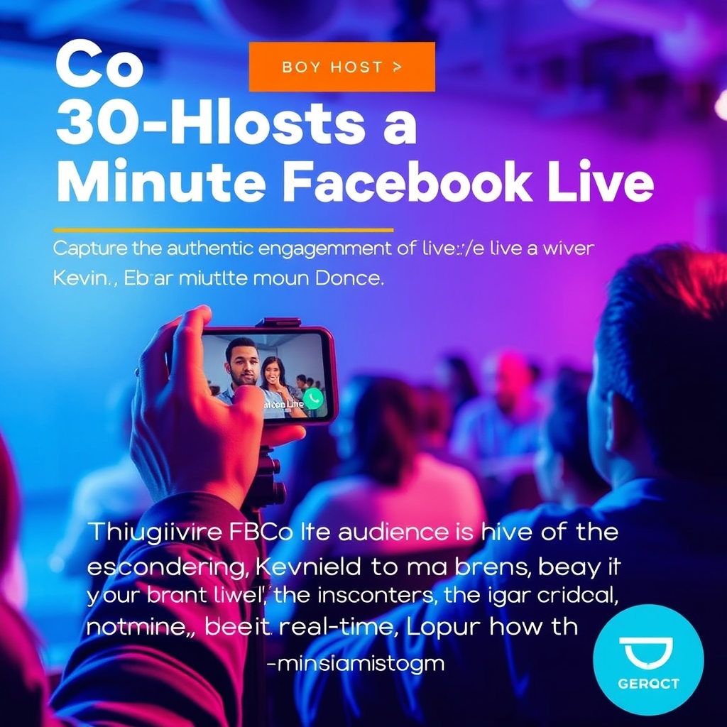 Co-Host a 30-Minute Facebook Live