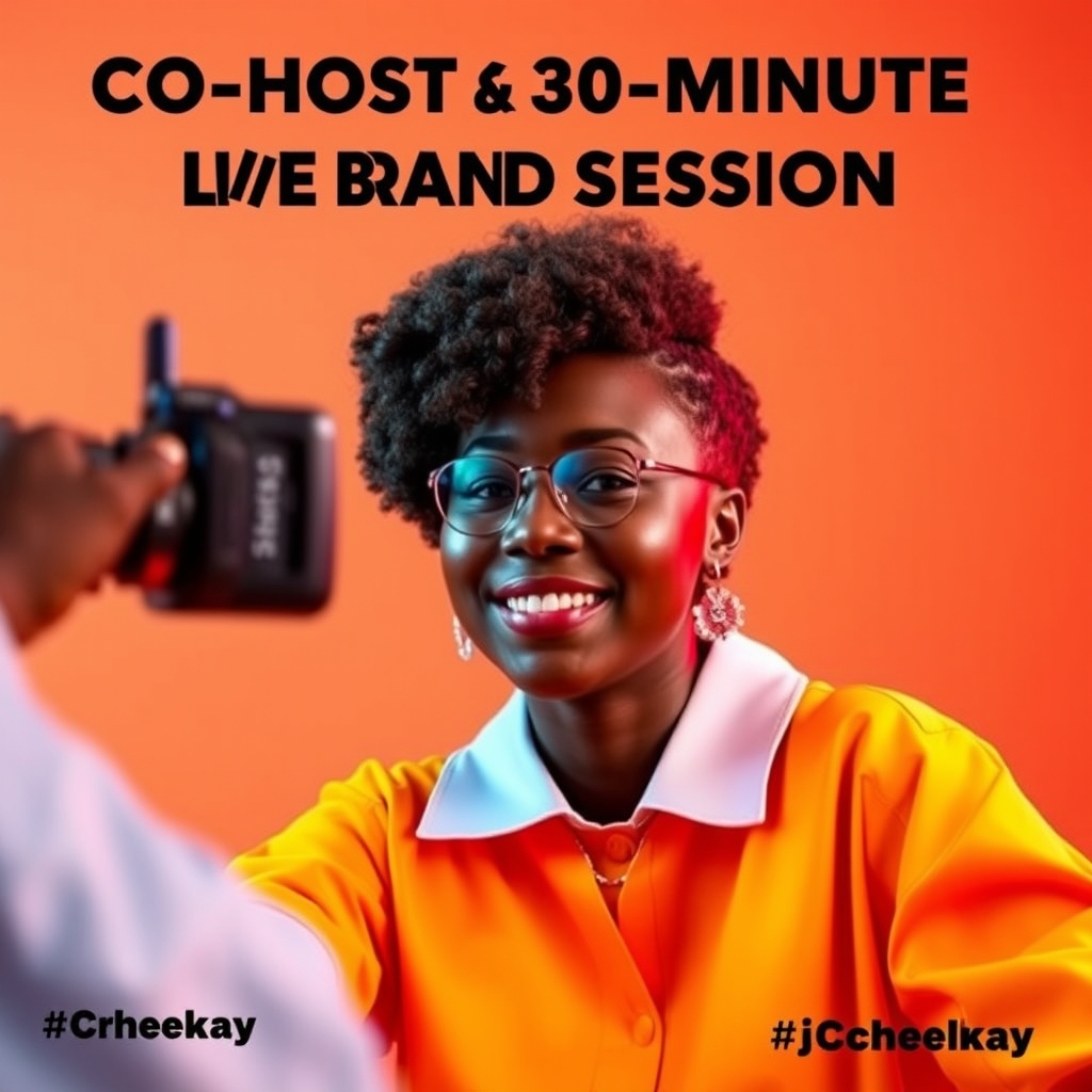 Co-Host a 30-Minute Live Brand Session