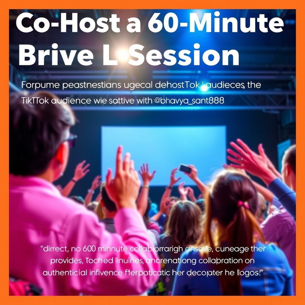 Co-Host a 60-Minute Brand Live Session
