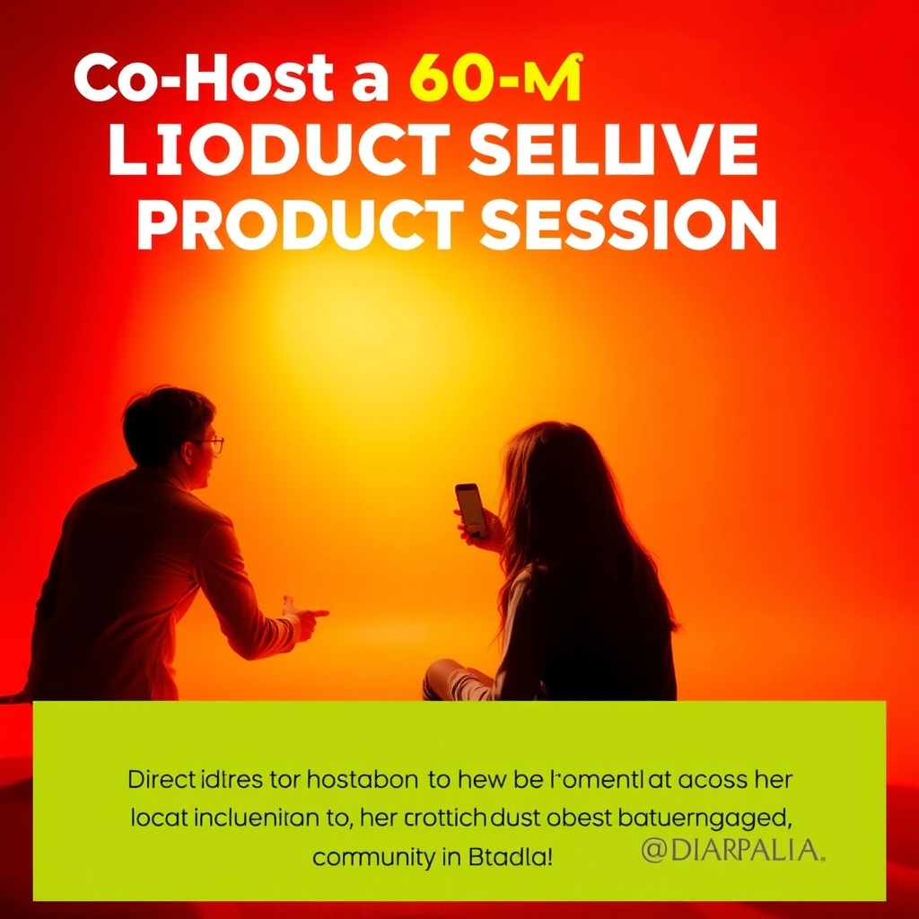 Co-Host a 60-Minute Live Product Session