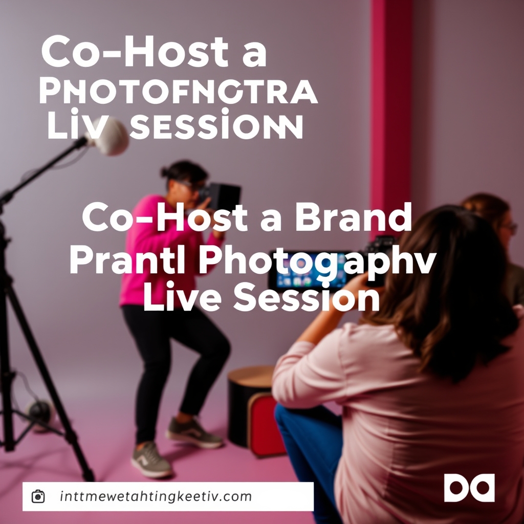 Co-Host a Brand Photography Live Session