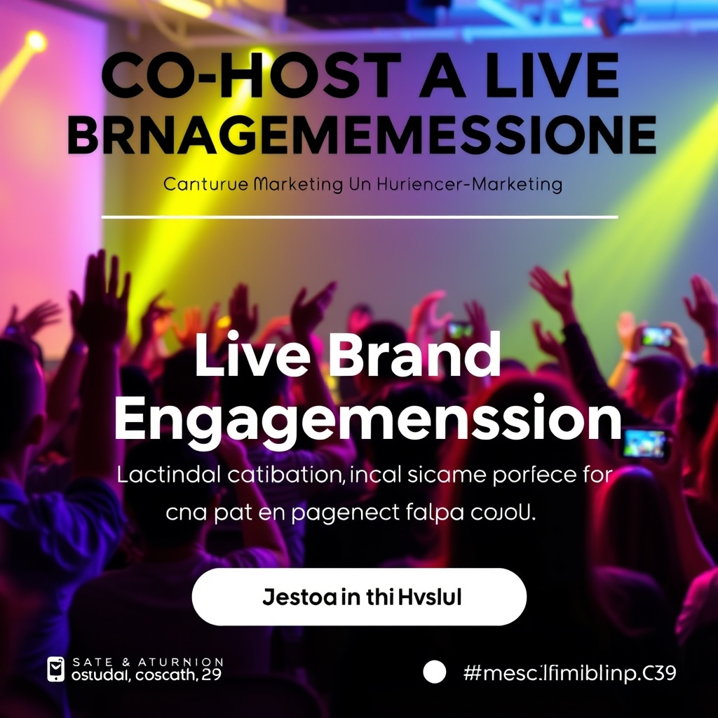 Co-Host a Live Brand Engagement Session