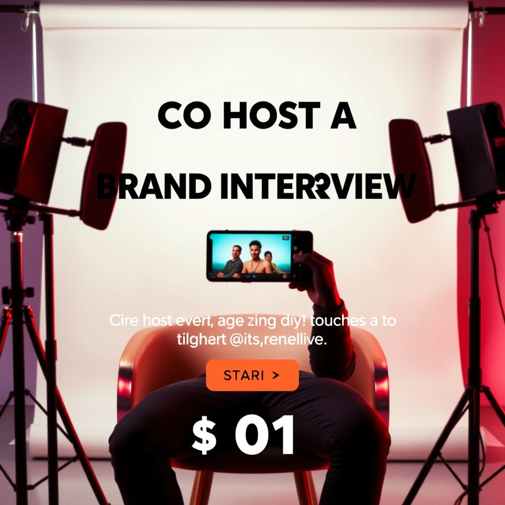 Co-host a Live Brand Interview