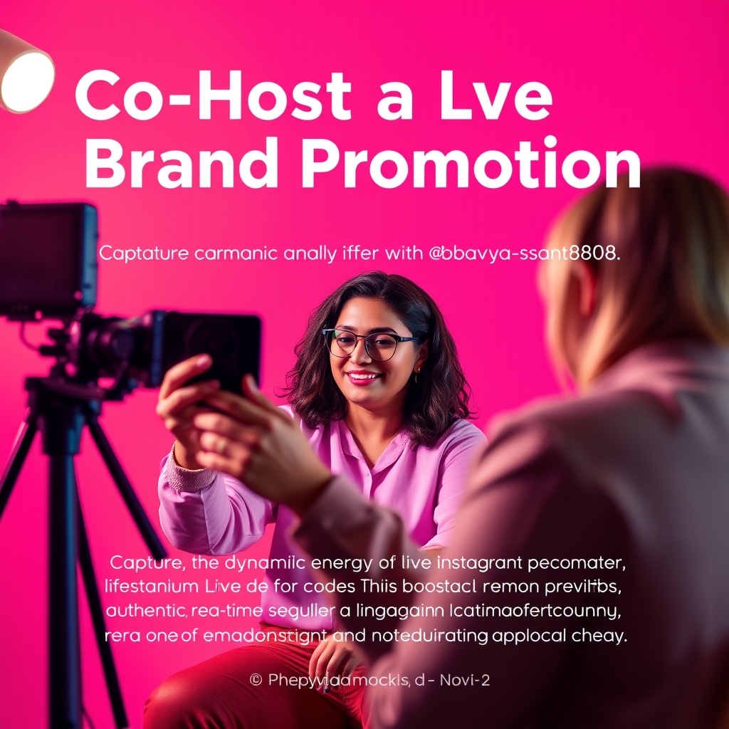 Co-Host a Live Brand Promotion