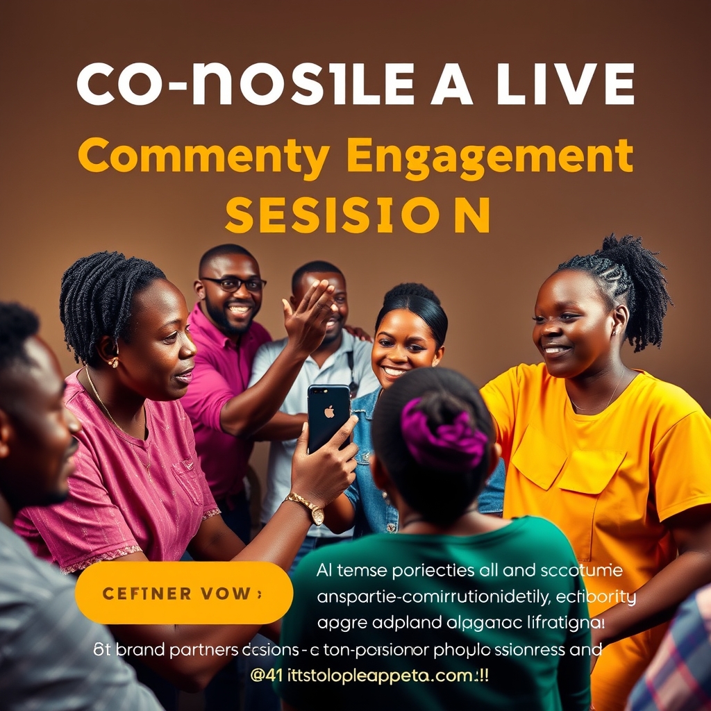 Co-host a Live Community Engagement Session