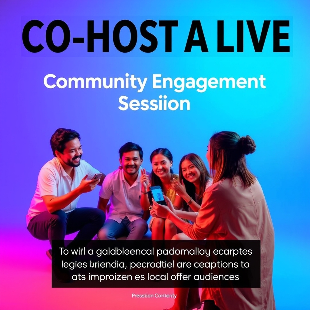 Co-Host a Live Community Engagement Session