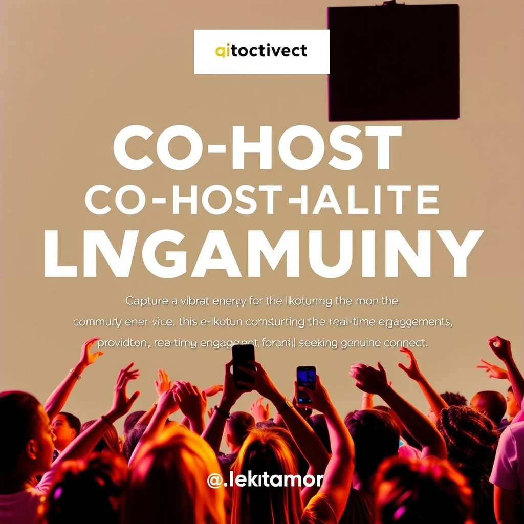 Co-host a Live Community Engagement Session
