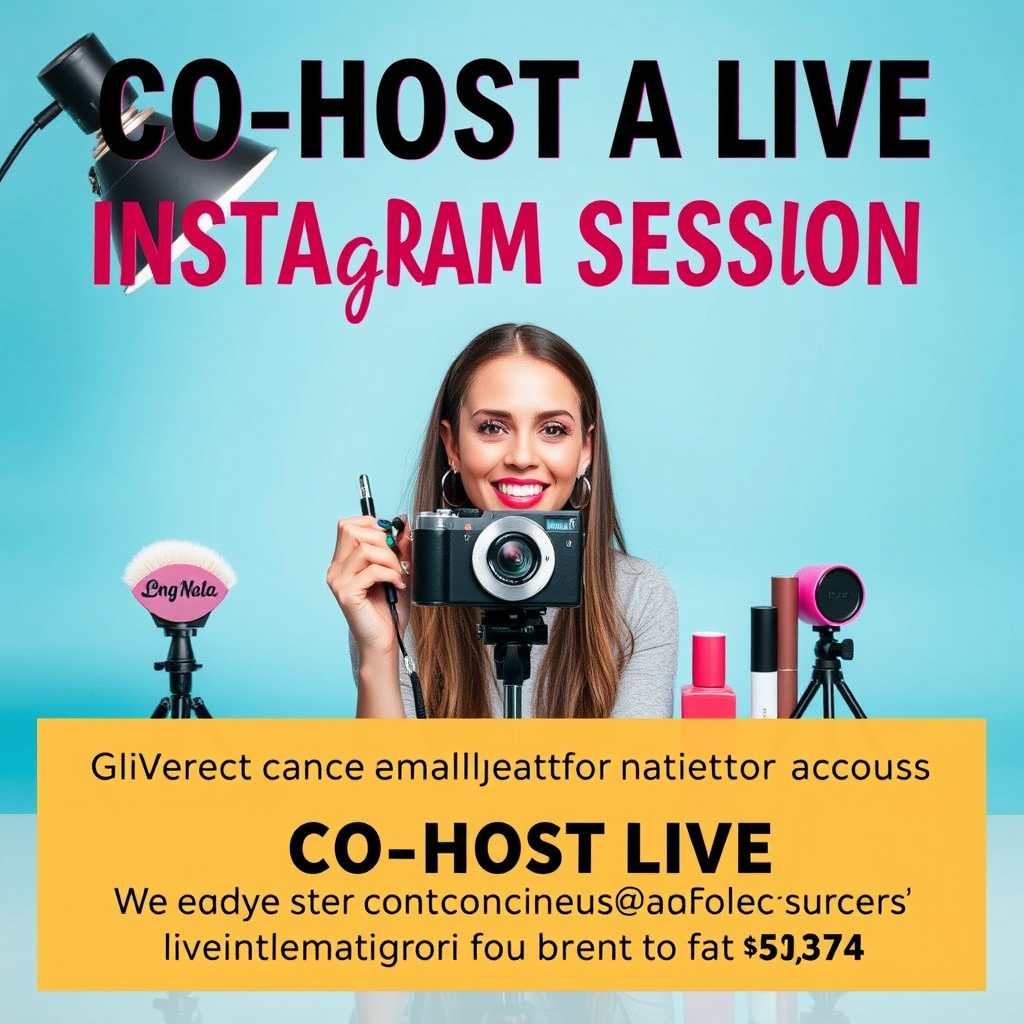 Co-Host a Live Instagram Session