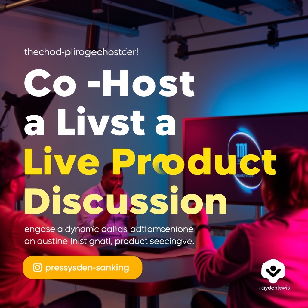 Co-Host a Live Product Discussion
