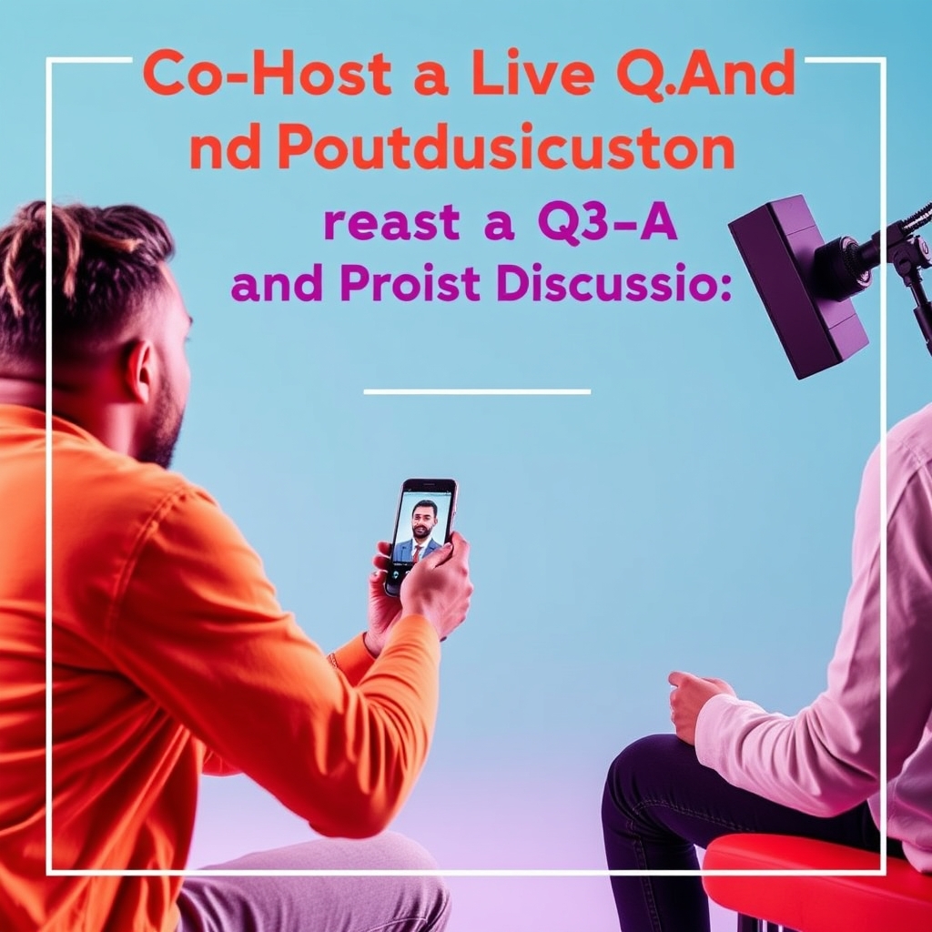 Co-Host a Live Q&A and Product Discussion