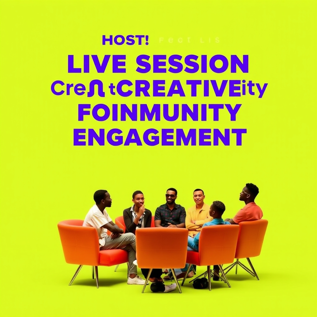Co-host a Live Session for Creative Community Engagement