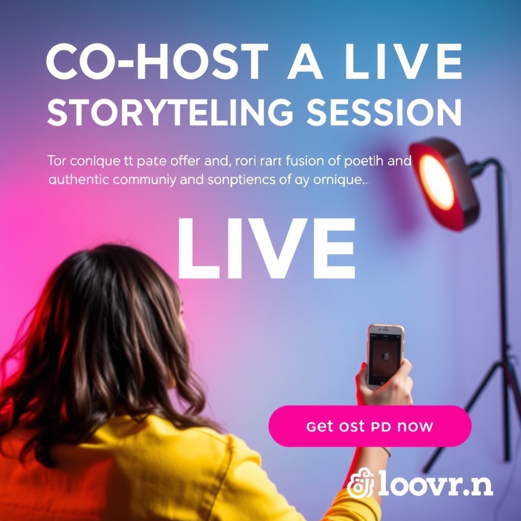 Co-host a Live Storytelling Session