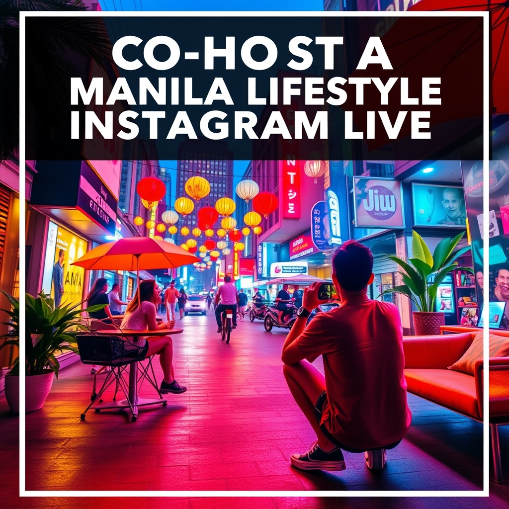 Co-Host a Manila Lifestyle Instagram Live