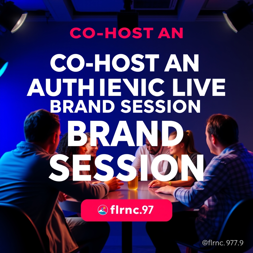 Co-Host an Authentic Live Brand Session