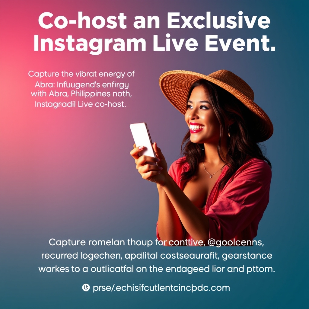 Co-host an Exclusive Instagram Live Event