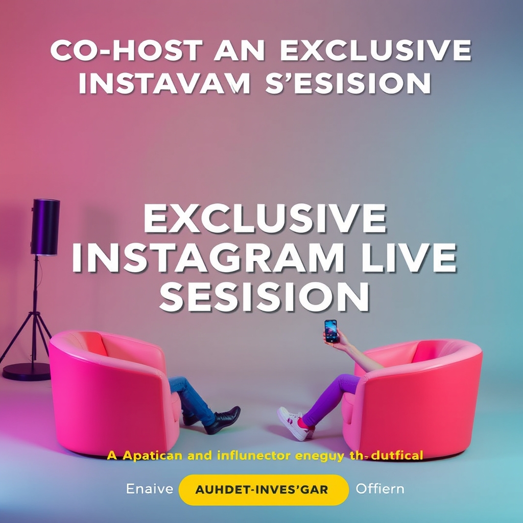 Co-Host an Exclusive Instagram Live Session