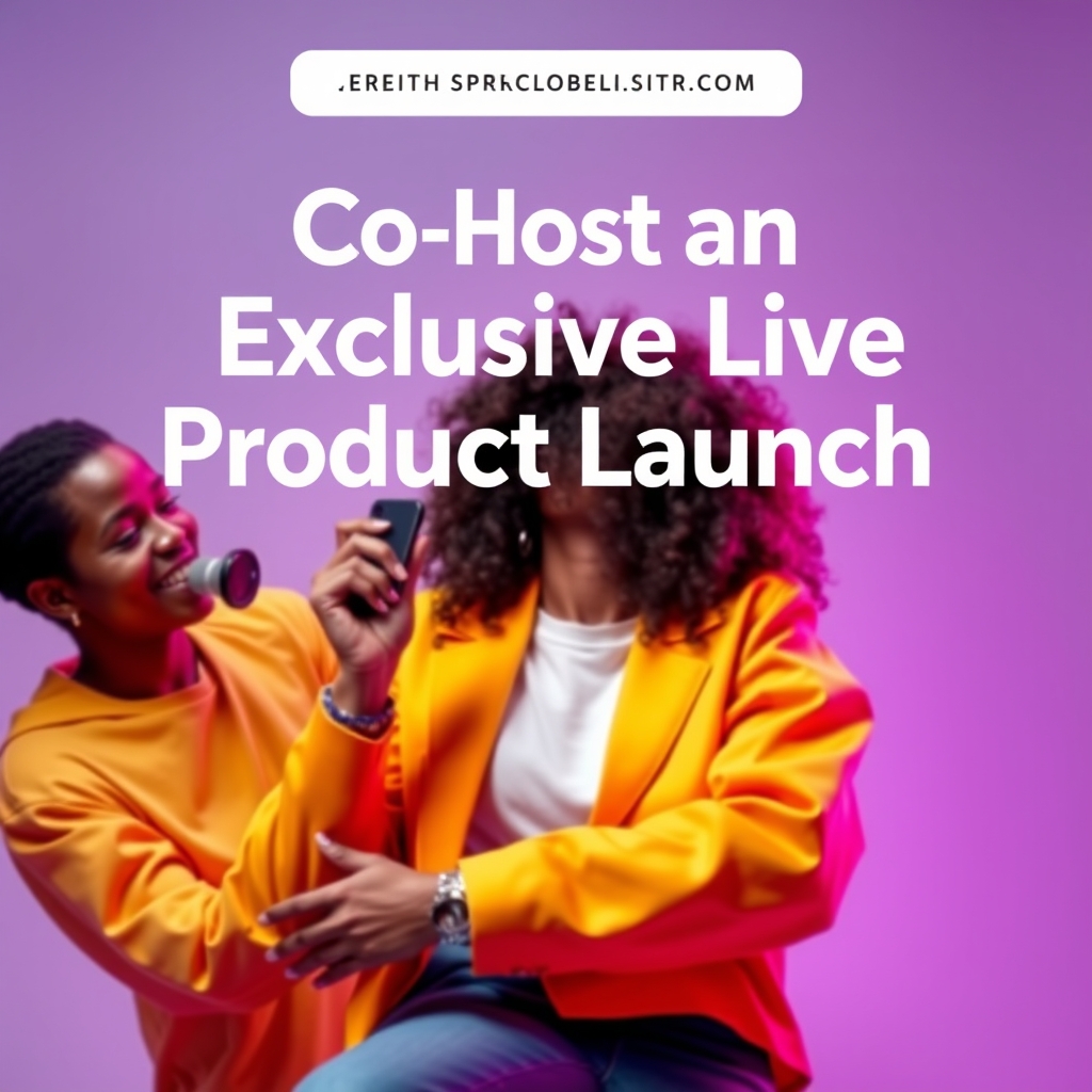 Co-Host an Exclusive Live Product Launch