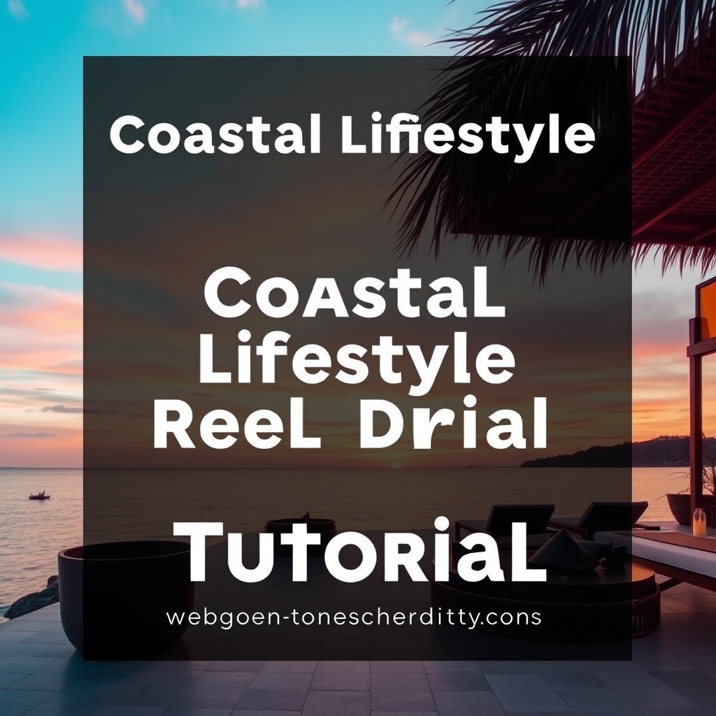 Coastal Lifestyle Reel Tutorial