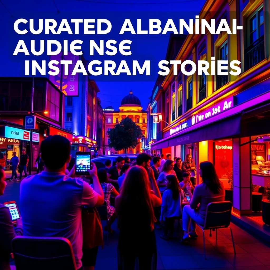 Curated Albanian Audience Instagram Stories