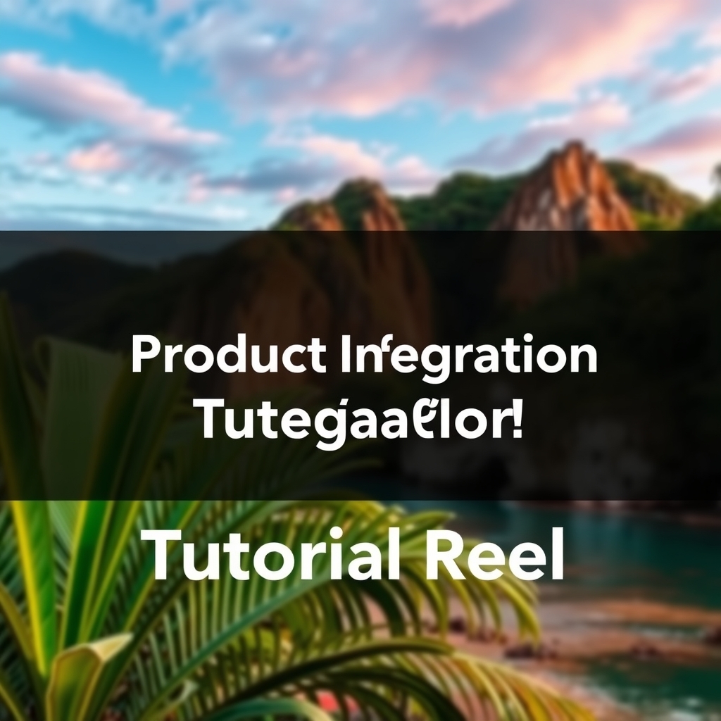 Custom Product Integration Tutorial Reel