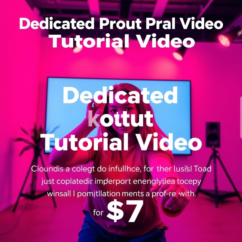 Dedicated Product Tutorial Video