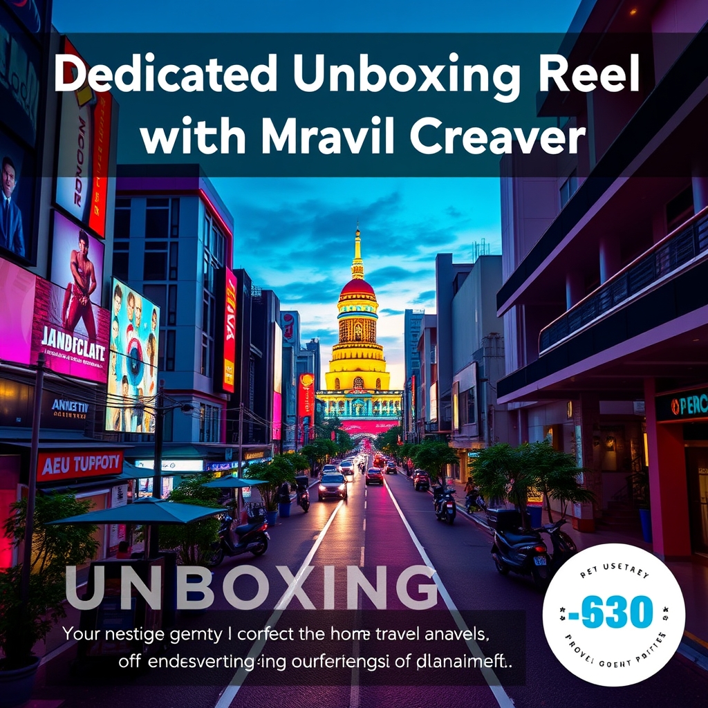Dedicated Unboxing Reel with Travel Creator
