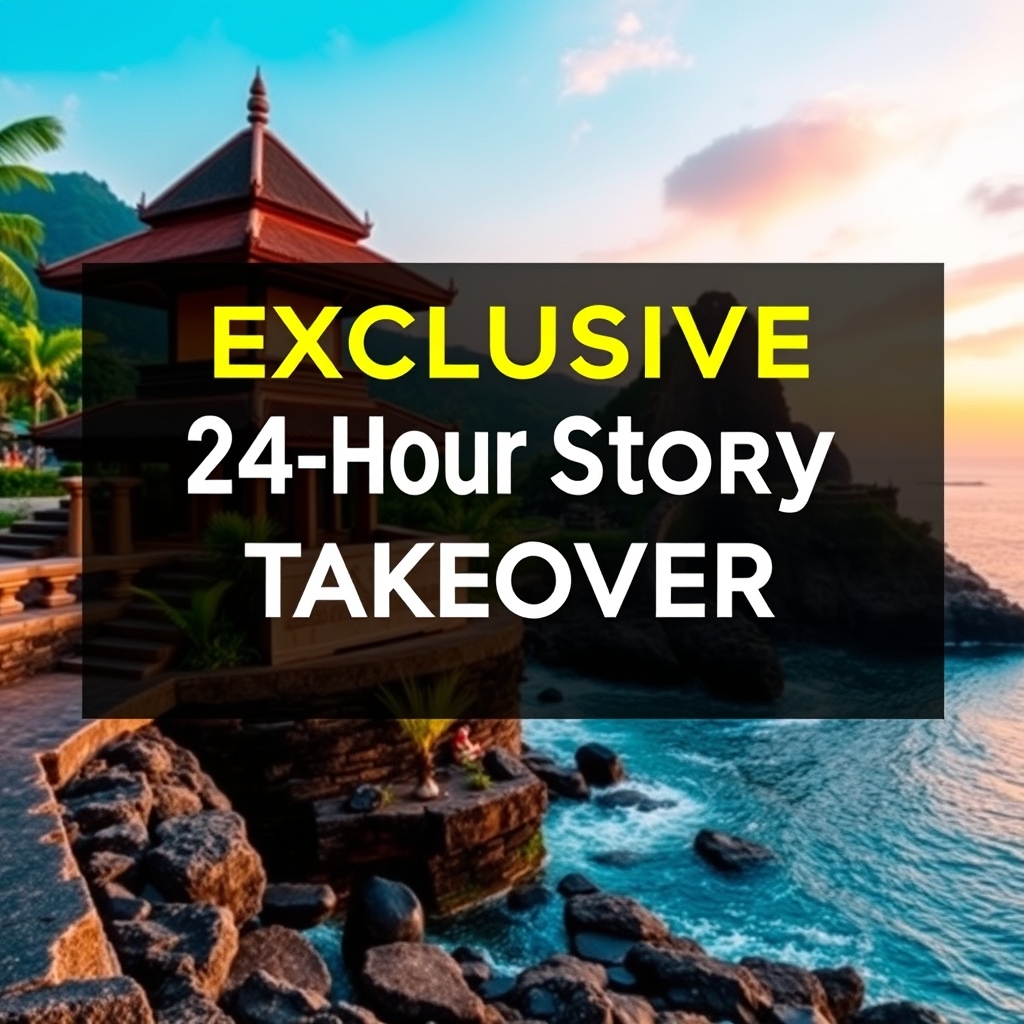 Exclusive 24-Hour Bali Story Takeover