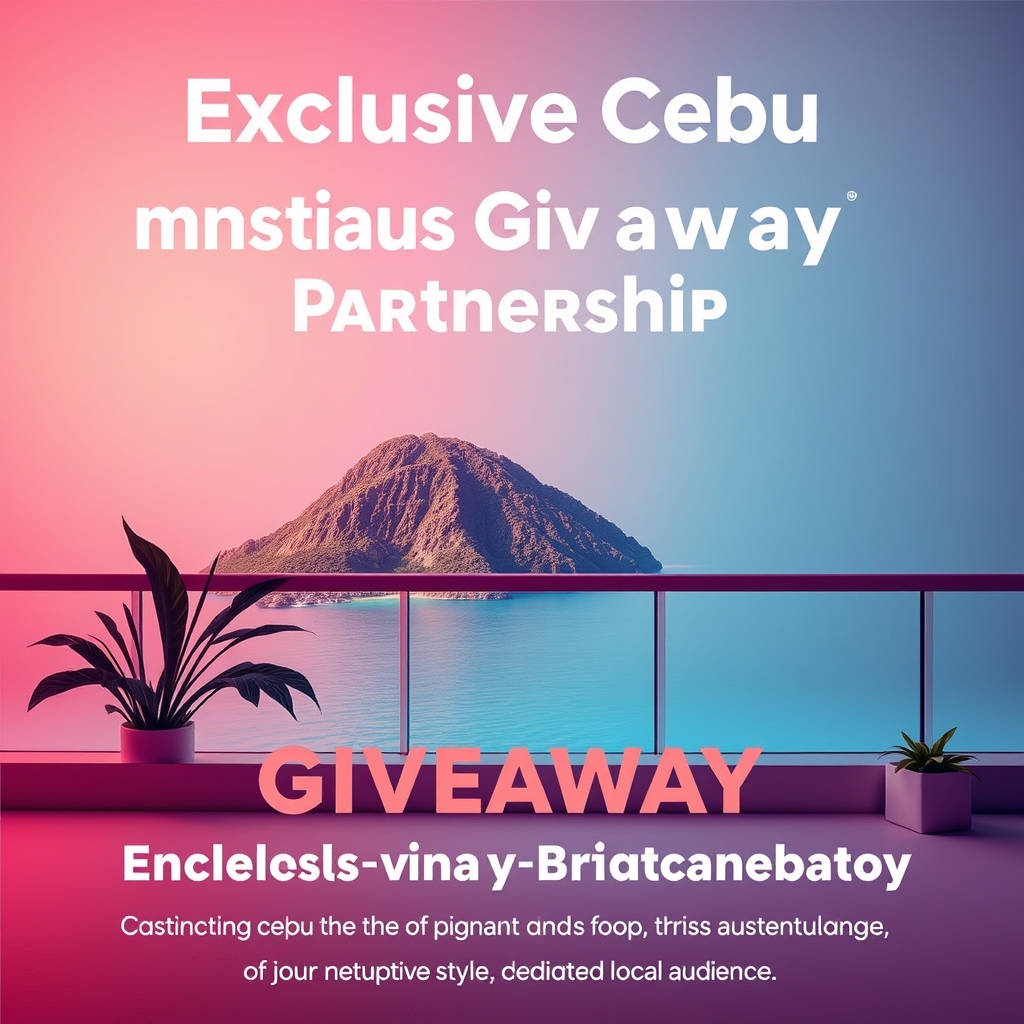 Exclusive Cebu Instagram Giveaway Partnership
