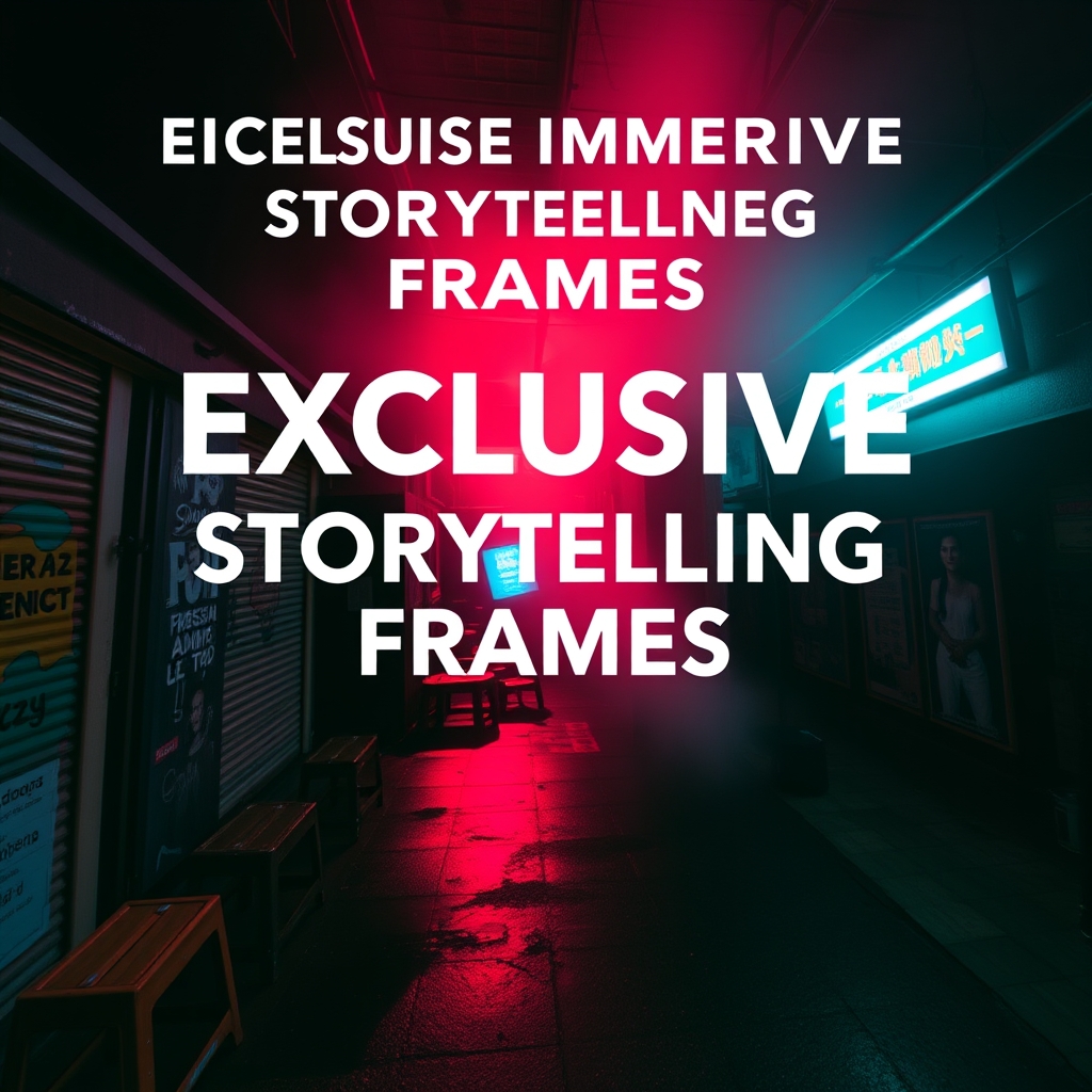 Exclusive Immersive Storytelling Frames
