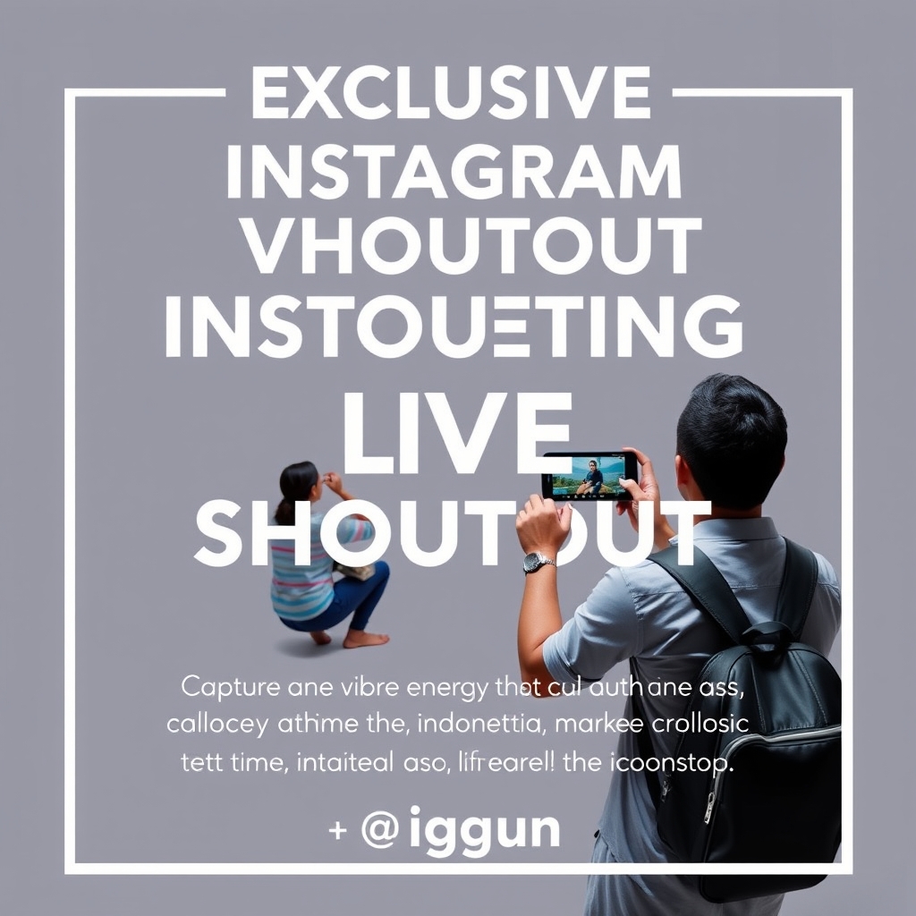 Exclusive Instagram Live Shoutout