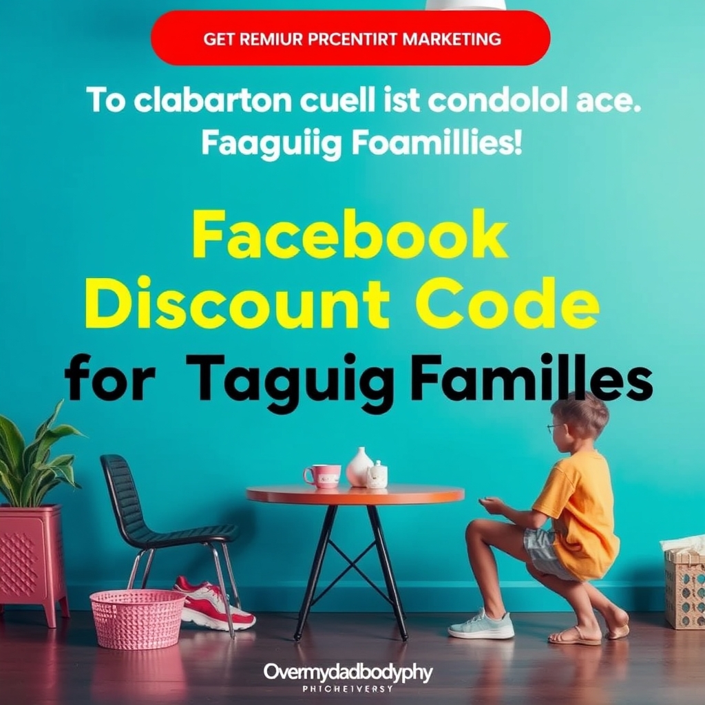 Facebook Discount Code for Taguig Families