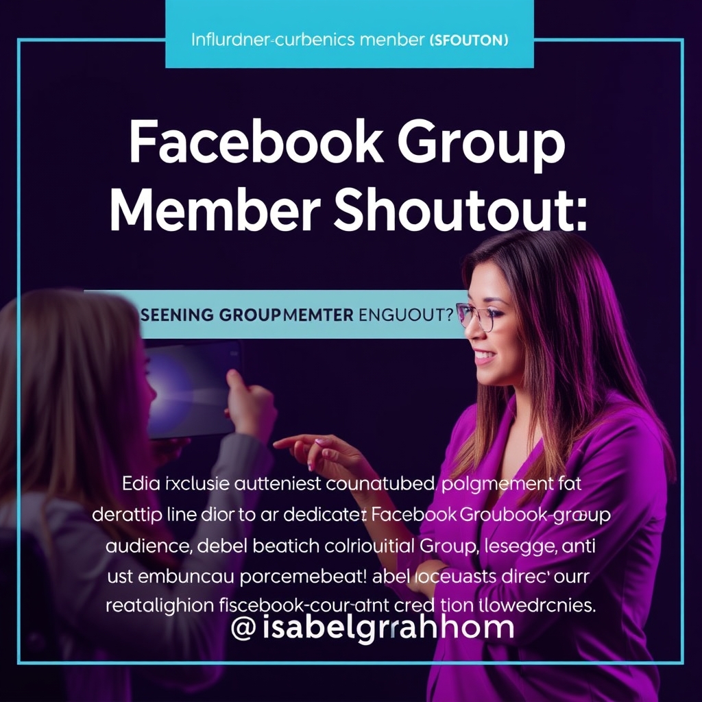 Facebook Group Member Shoutout