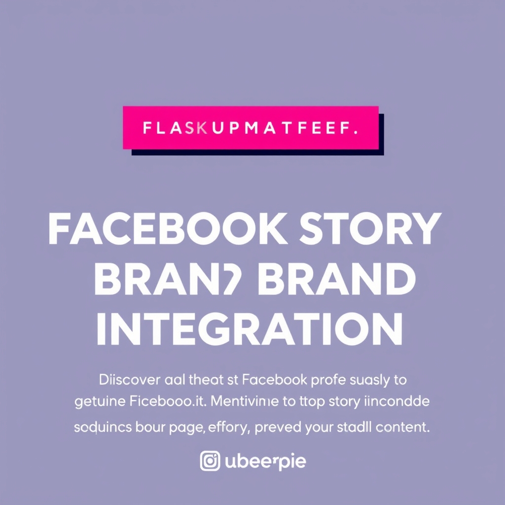 Facebook Story Brand Integration