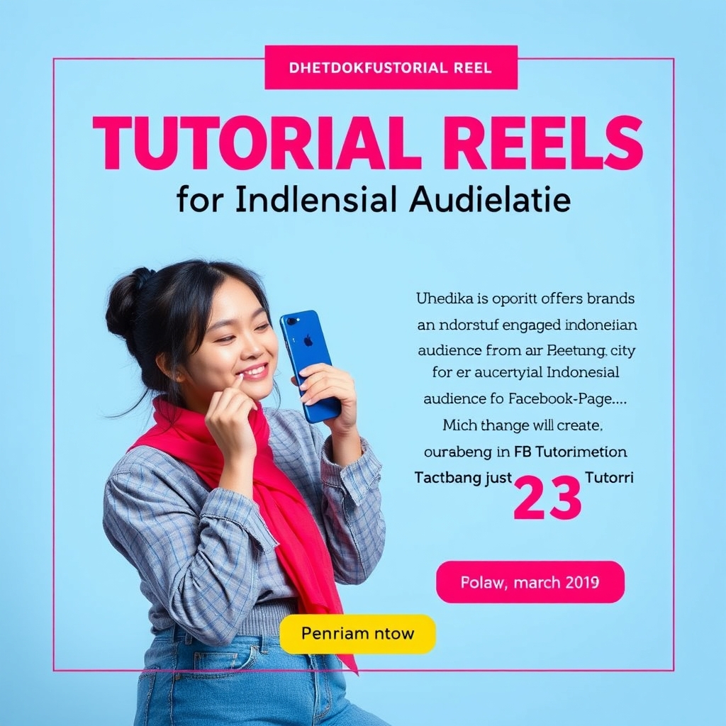 Facebook Tutorial Reels for Indonesian Audience