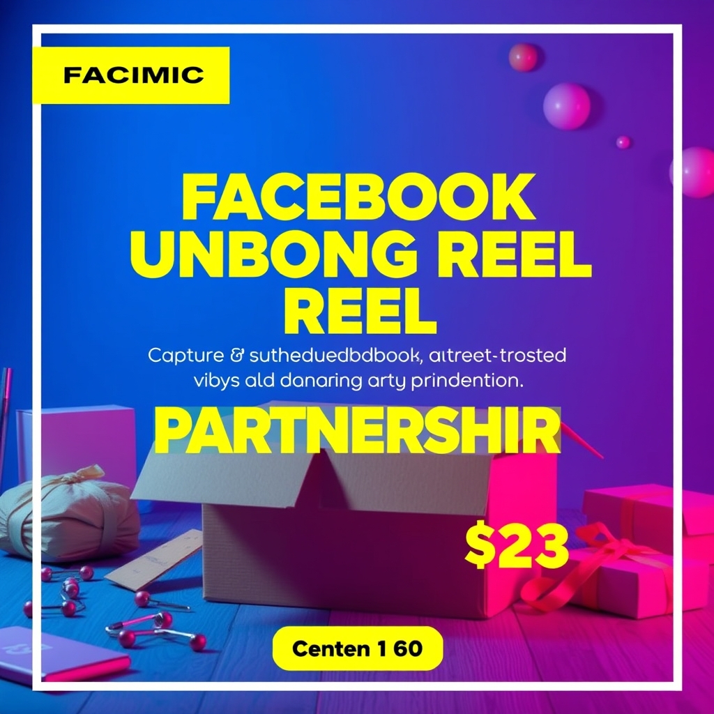 Facebook Unboxing Reel Partnership