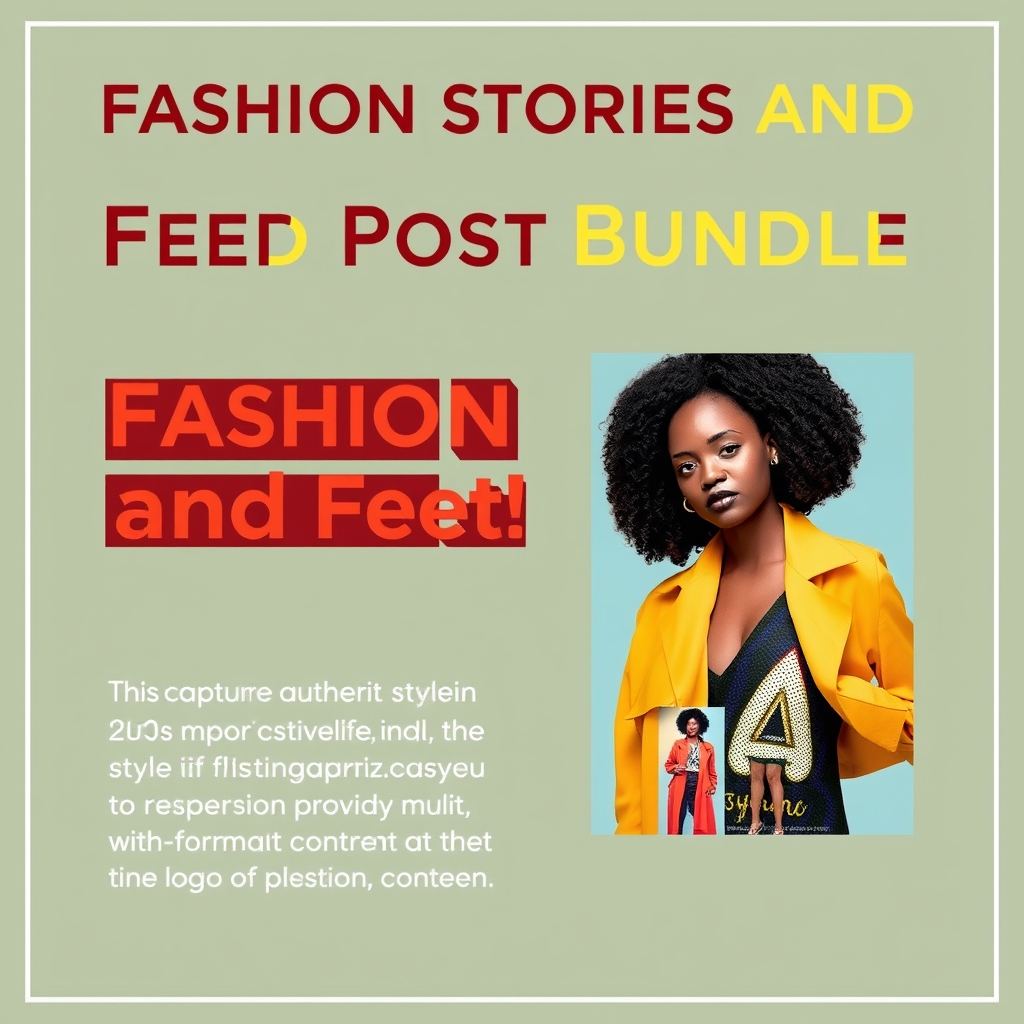 Fashion Stories and Feed Post Bundle
