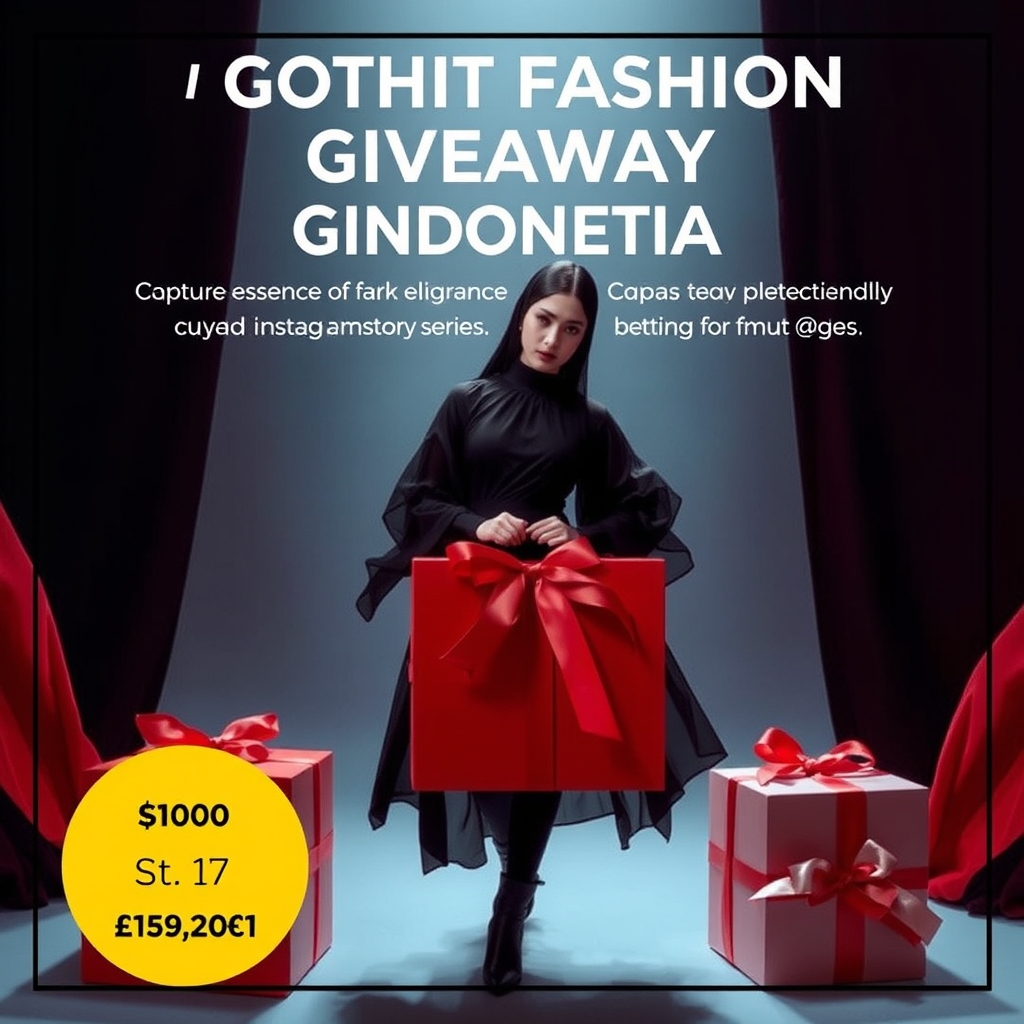 Gothic Fashion Giveaway Series for Indonesia
